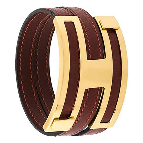 bracciale hermes roleau|hermes leather bracelets.